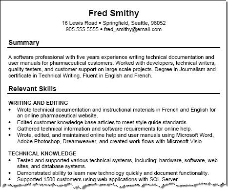 Free Resume Examples With Resume Tips Squawkfox