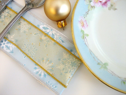 The only blue things I own are my Grandmother's tea party plates