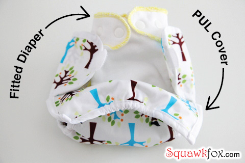 fitted cloth diaper cover